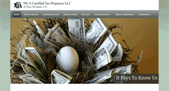 Desktop Screenshot of mcataxprep.com
